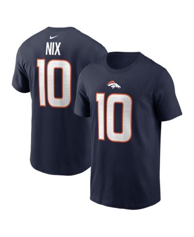 Nike Мужская футболка Nike Bo Nix Navy Denver Broncos 2024 NFL Draft Player Name & Number