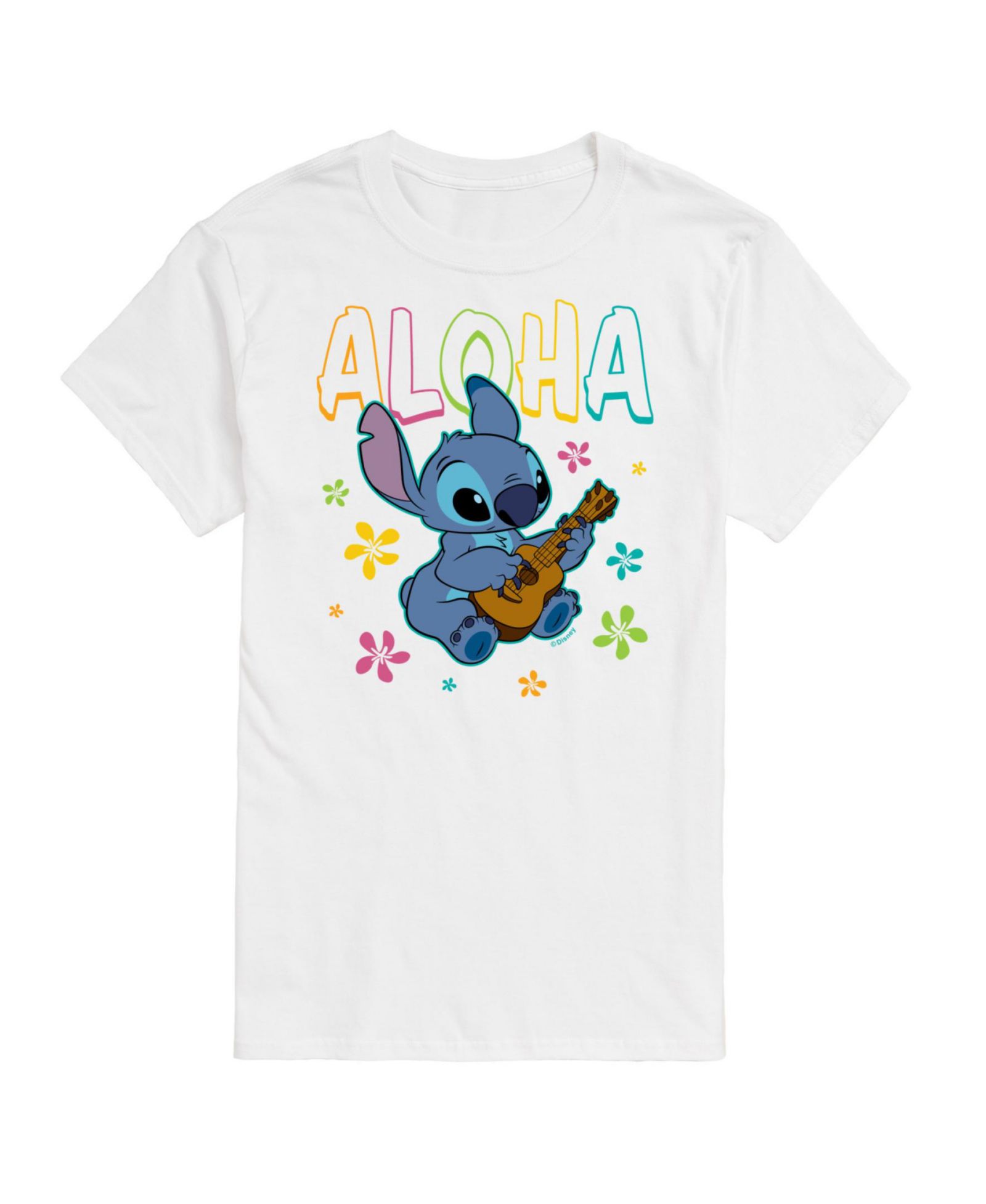 Hybrid Apparel Lilo and Stitch Mens Short Sleeve Tee