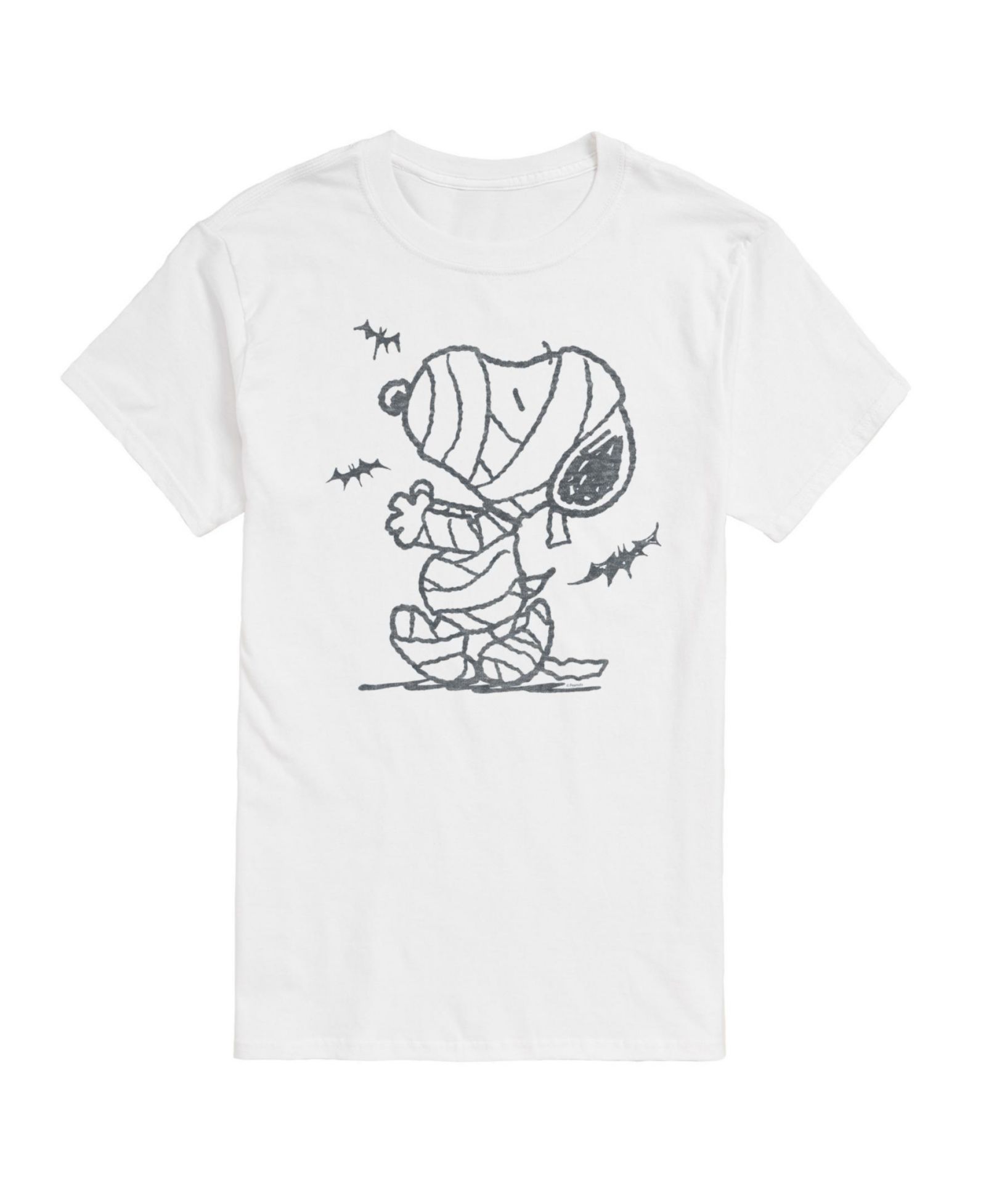 Hybrid Apparel Peanuts Mummy Mens Short Sleeve Tee