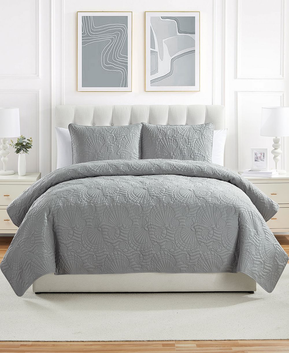 VCNY Home Ocean 3-Piece Quilt Set, King