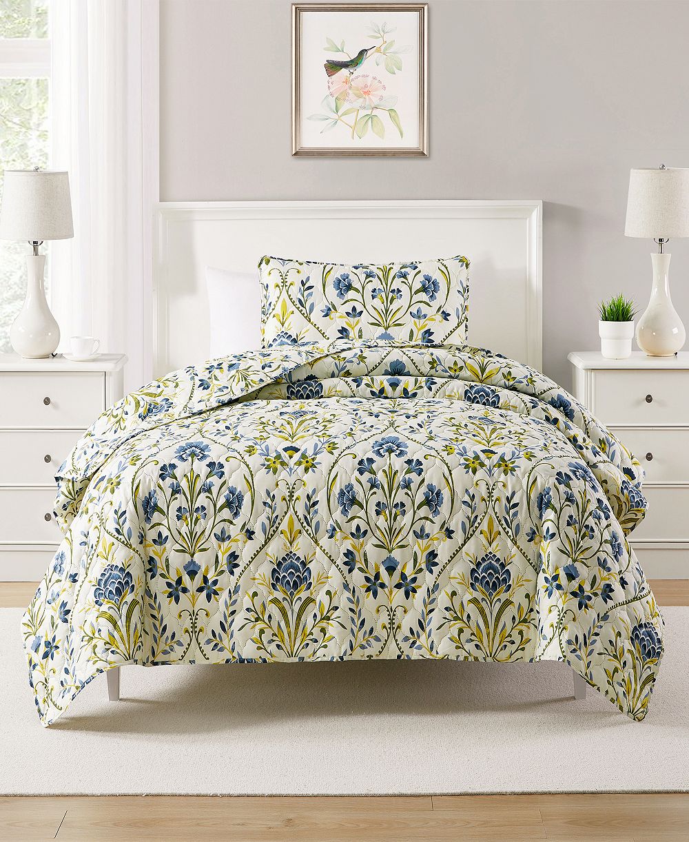 VCNY Home Province 3-Piece Quilt Set, Full/Queen