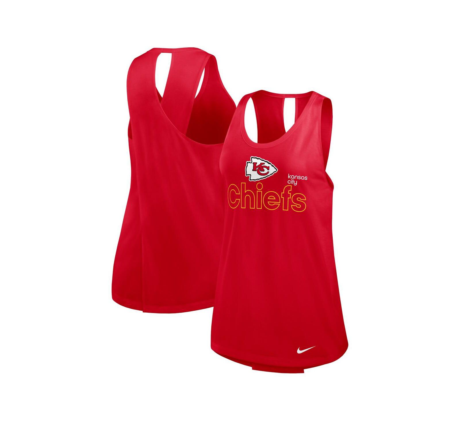 Nike Women's Red Kansas City Chiefs Plus Size Performance Tank Top