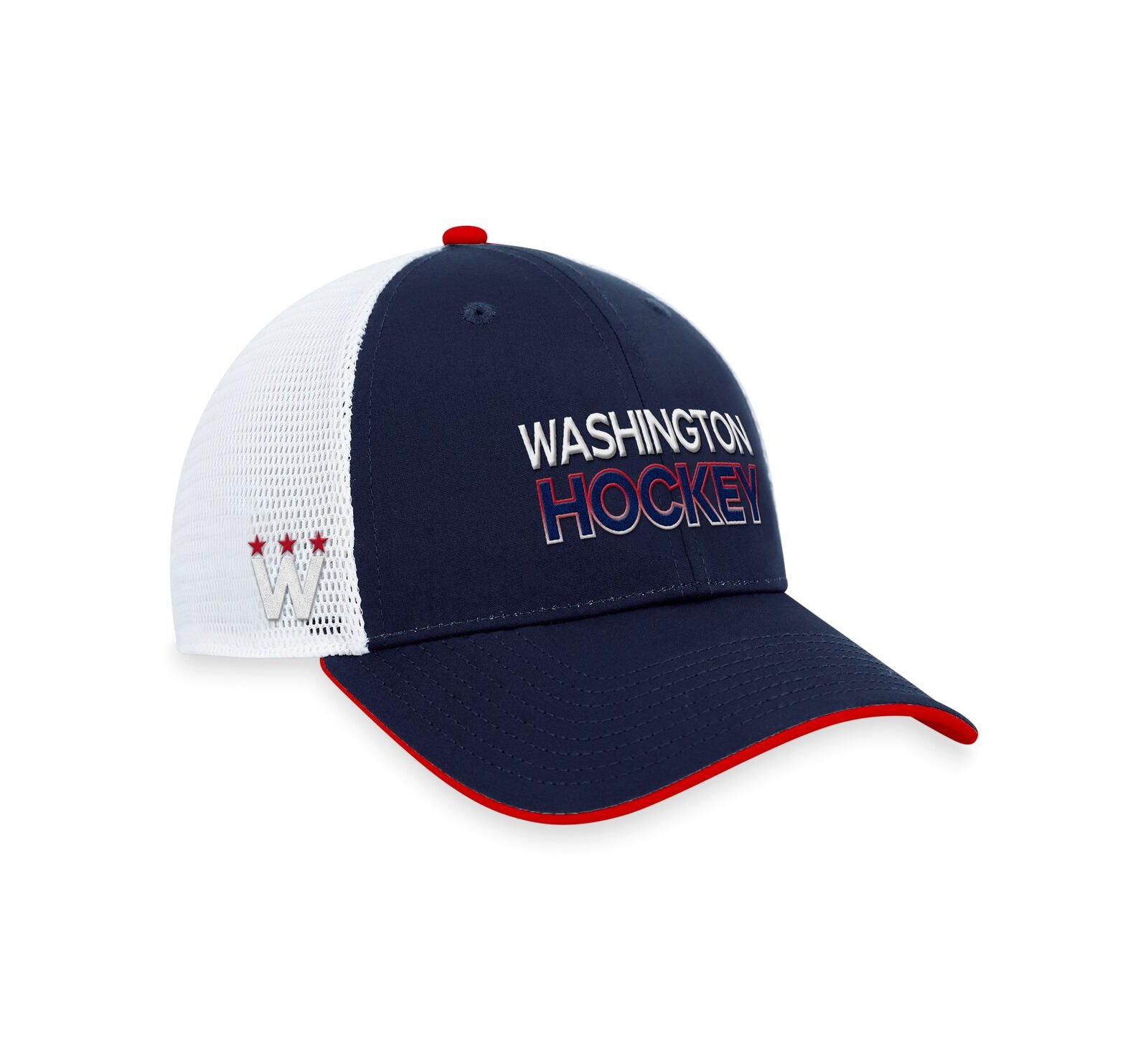 Мужская регулируемая кепка trucker Washington Capitals Authentic Pro Alternate темно-синего цвета от Fanatics
