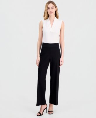 Anne Klein Женский брюки Wide-Leg Pull-On High Rise