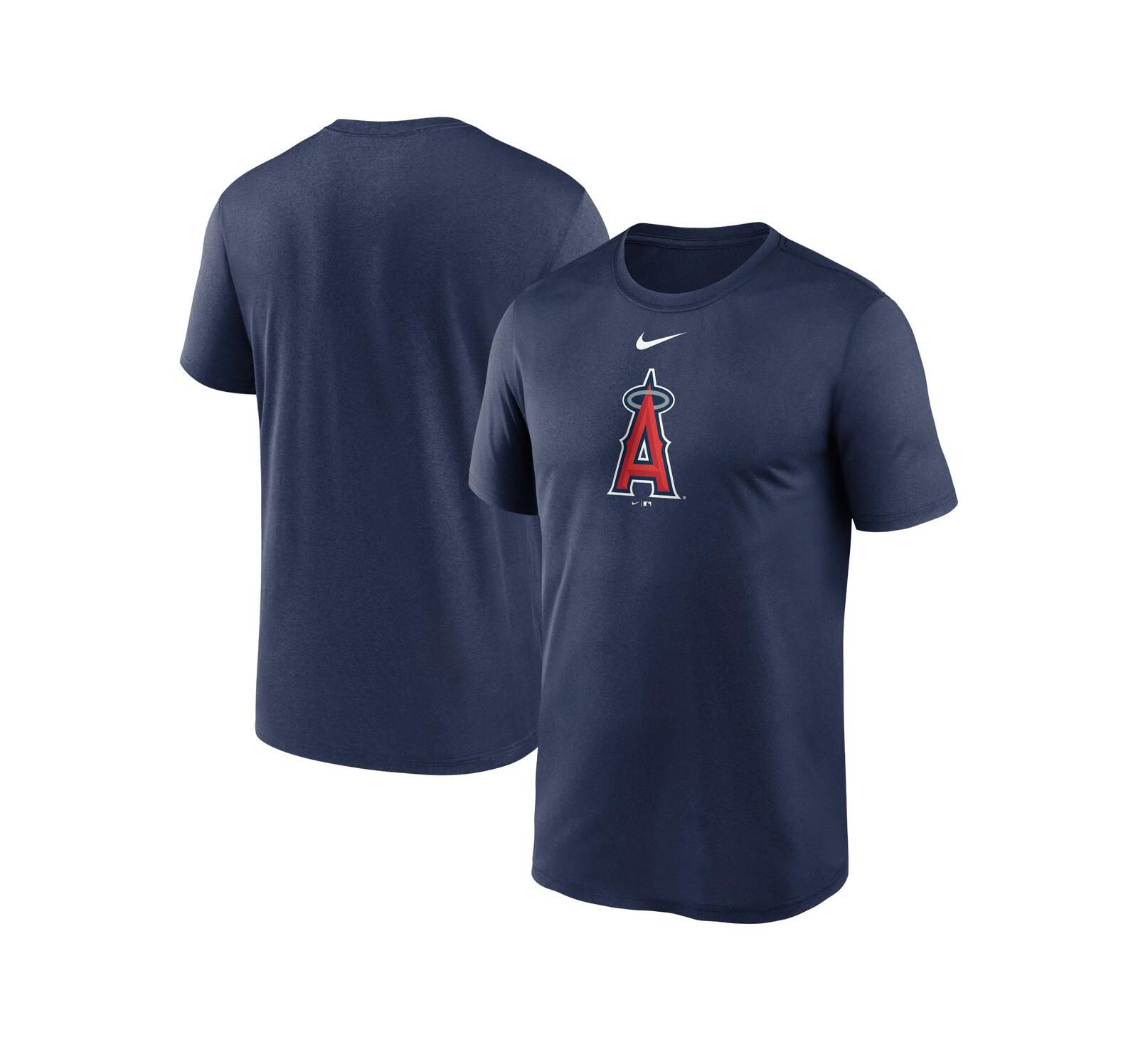 Nike Men's Navy Los Angeles Angels Legend Fuse Large Logo Performance T-Shirt