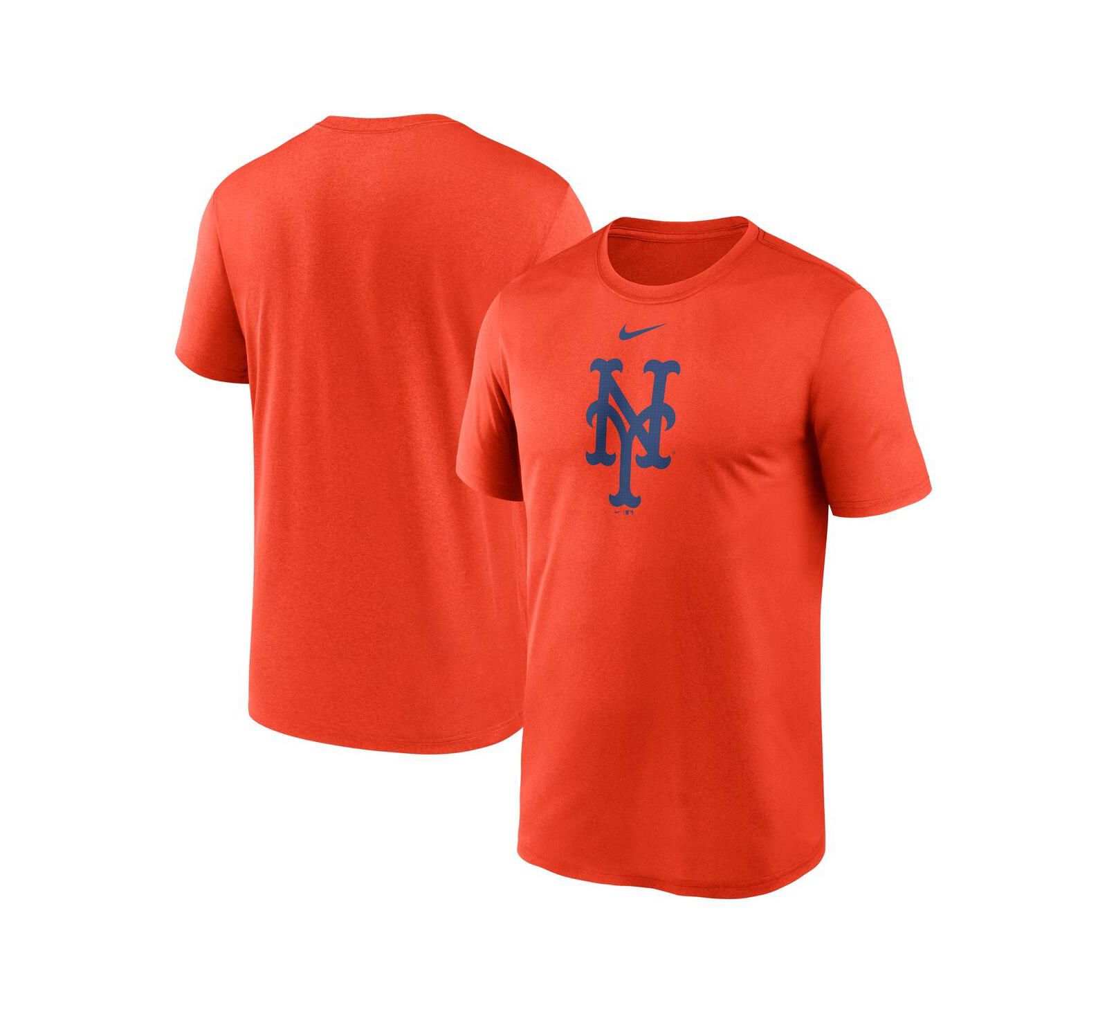 Nike Men's Orange New York Mets Legend Fuse Large Logo Performance T-Shirt