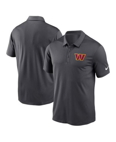 Мужская поло Nike Washington Commanders Franchise Performance, антрацитовый