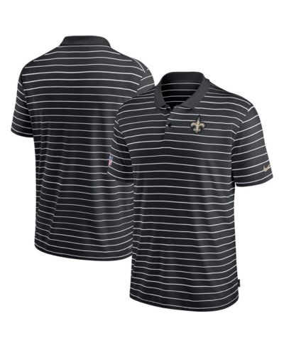 Nike Men's Black New Orleans Saints Sideline Lock Up Victory Performance Polo