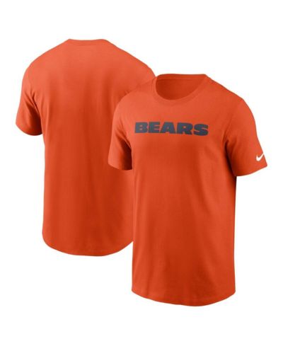 Мужская футболка Nike Orange Chicago Bears Primetime Wordmark Essential