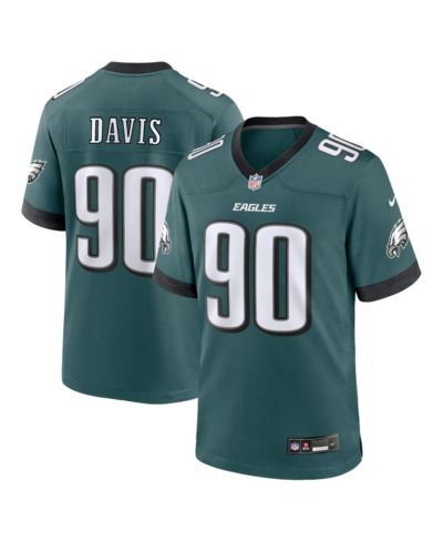 Nike Jordan Мужской Davis Midnight Philadelphia Eagles Alternate Game Jersey
