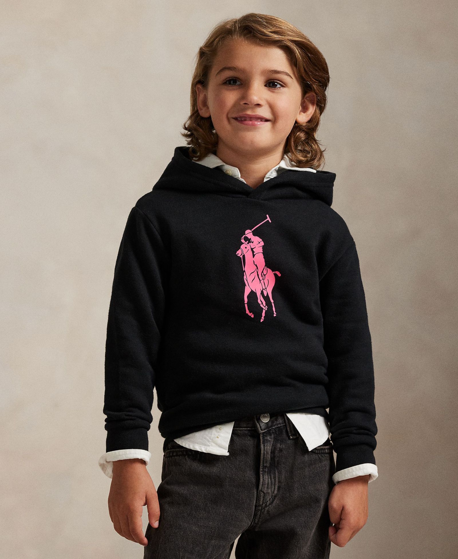 Худи Polo Ralph Lauren Pink Pony Fleece для малышей и маленьких мальчиков