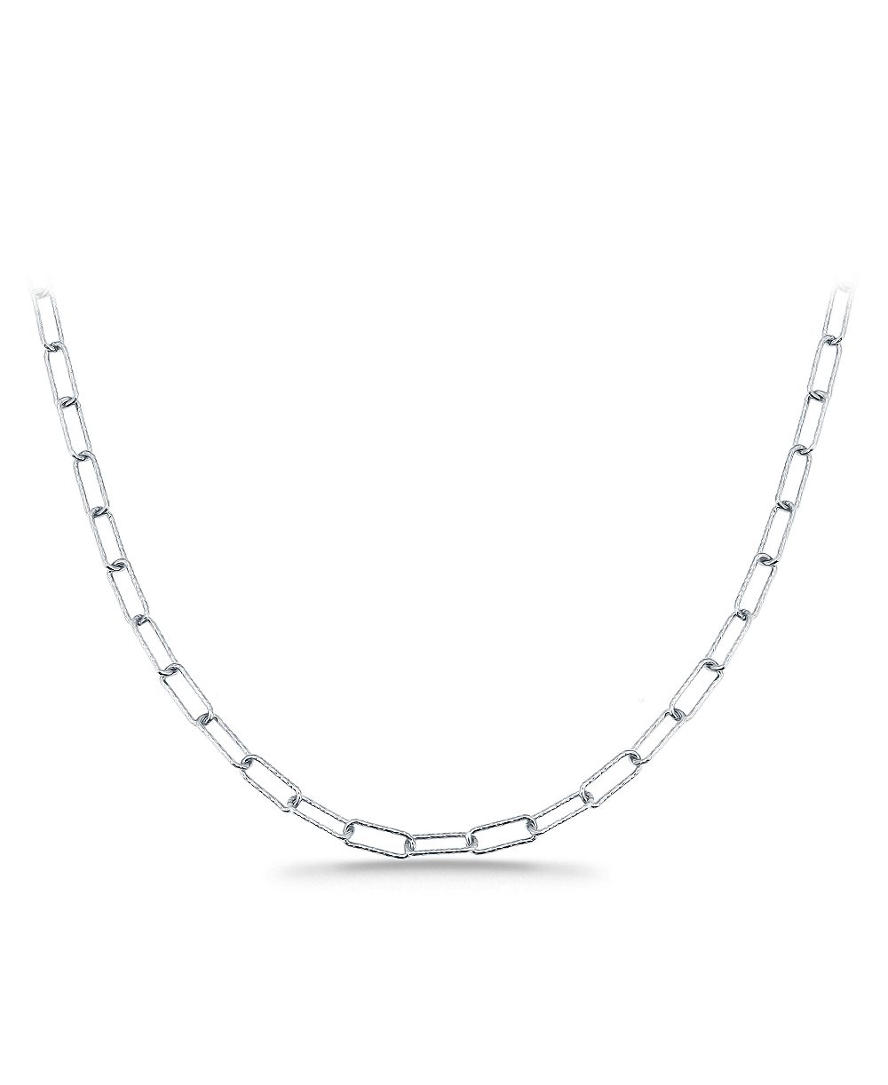 Цепочка Giani Bernini Paperclip Link 20", 18k Gold-Plated Sterling Silver или Sterling Silver