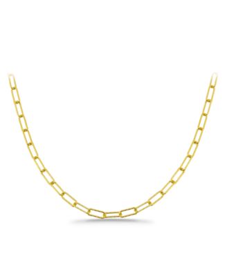 Цепочка Giani Bernini Paperclip Link 20", 18k Gold-Plated Sterling Silver или Sterling Silver