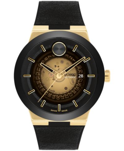 Movado Мужской Bold Fusion Automatic Swiss Auto Anthracite Fabric 43.50MM Watch