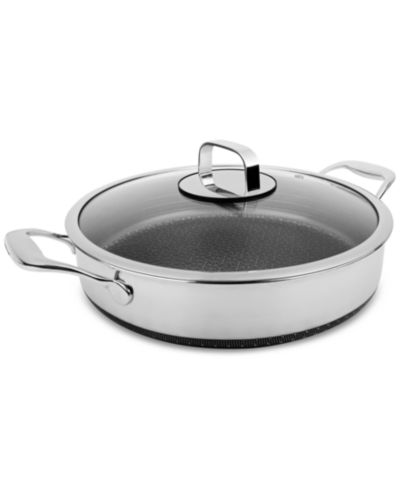 Сковорода Livwell DiamondClad 5-Qt. Hybrid Nonstick Stainless Steel с крышкой