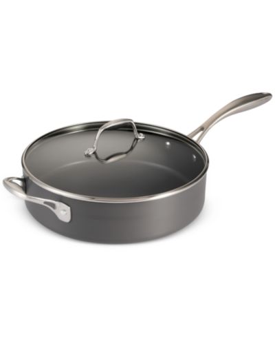 Tramontina OnyxPro 5.5-Quart Hard Anodized Nonstick Deep Saute Pan with Lid