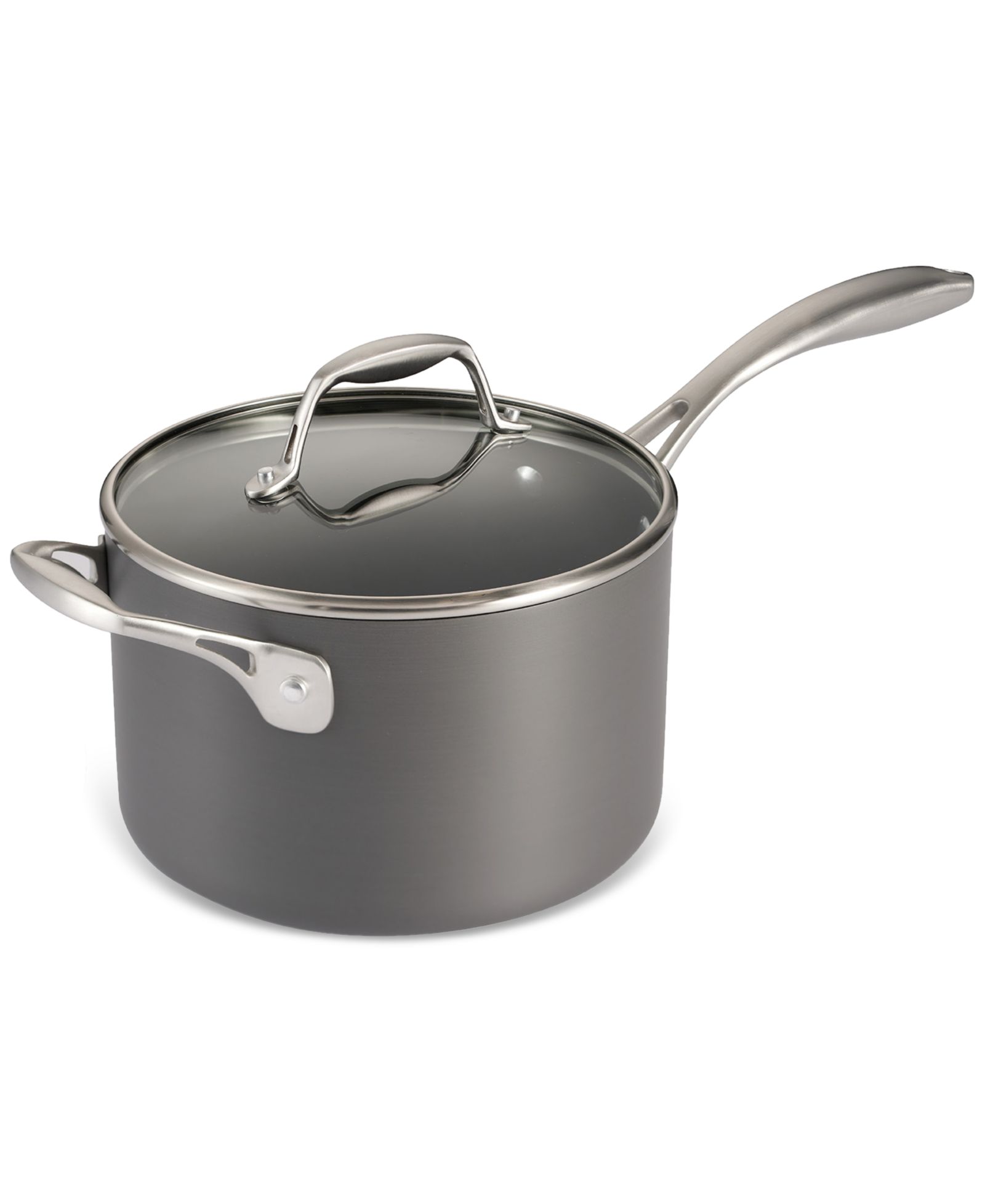Сотейник Tramontina OnyxPro 4-Quart Hard Anodized Nonstick с крышкой