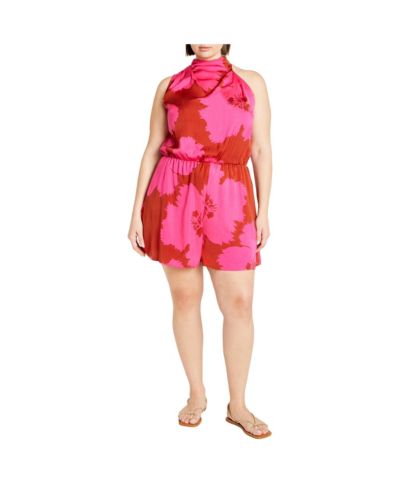 Ромпер Plus Size CITY CHIC Kiana Print