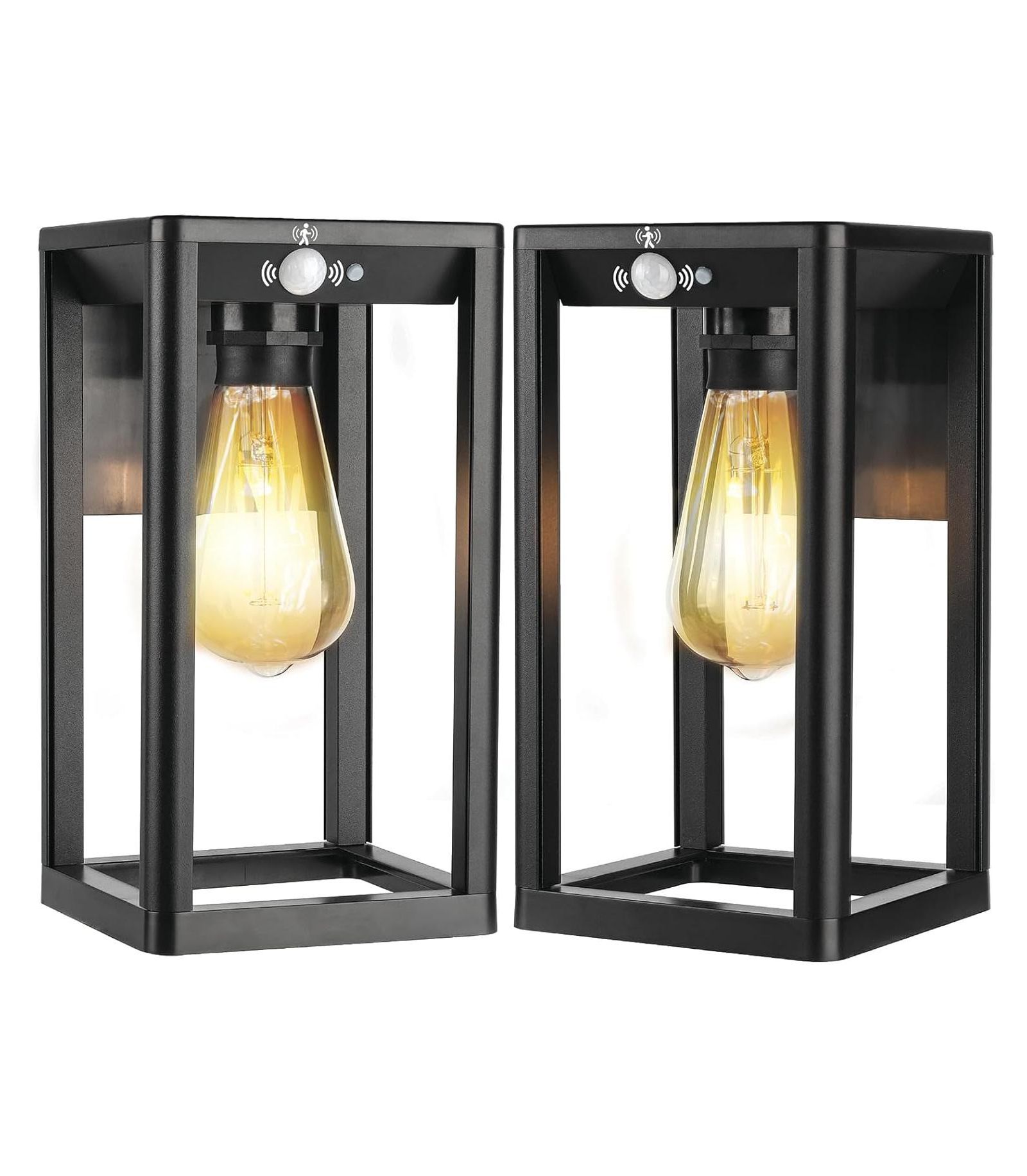 MAGGIFT Solar Lantern Outdoor Waterproof 2-Pack