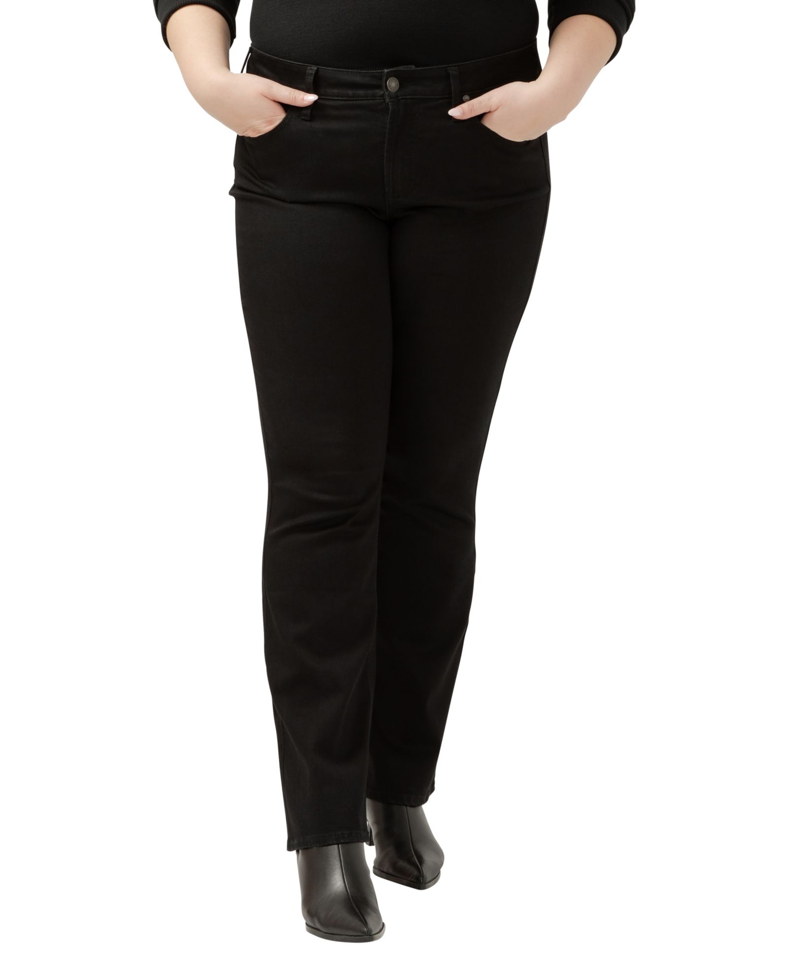 Silver Jeans Co. Plus Size джинсы Suki с высокой посадкой, крой Bootcut