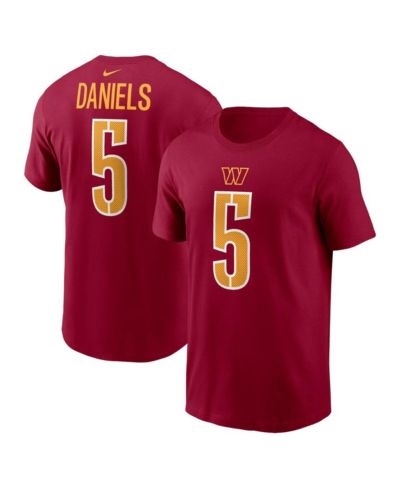 Nike Мужская футболка Jayden Daniels Burgundy Washington Commanders 2024 NFL Draft
