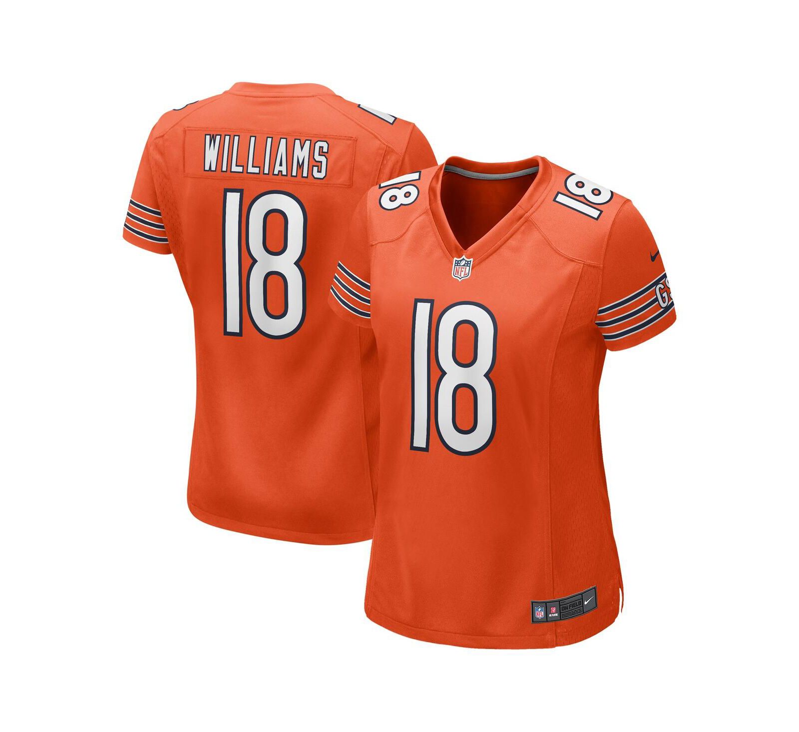 Женская игровая джерси Nike Caleb Williams Chicago Bears 2024 NFL Draft