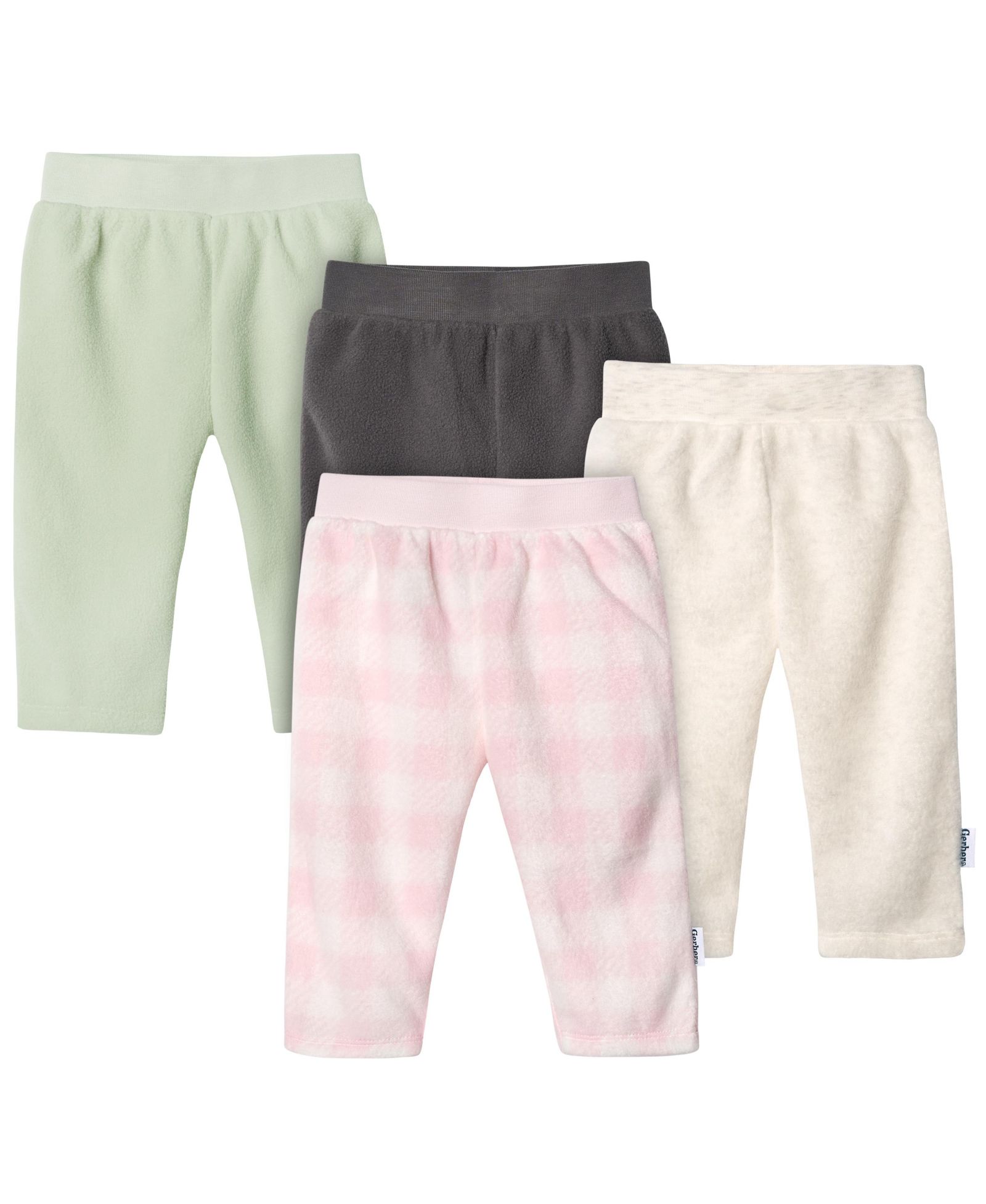 Детские брюки Gerber Fleece, 4-Pack