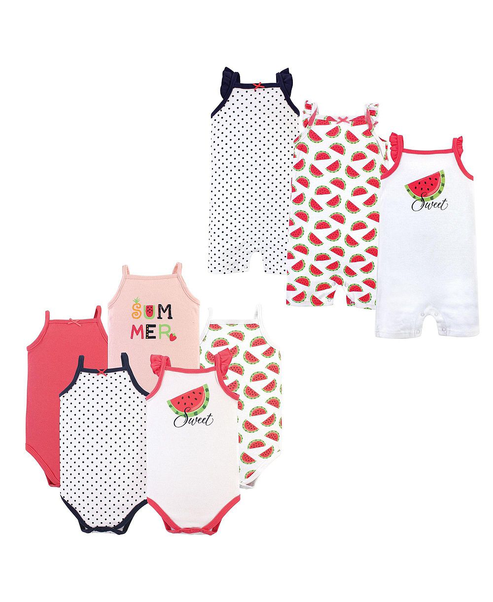 Hudson Baby 8Pc Bodysuits and Rompers