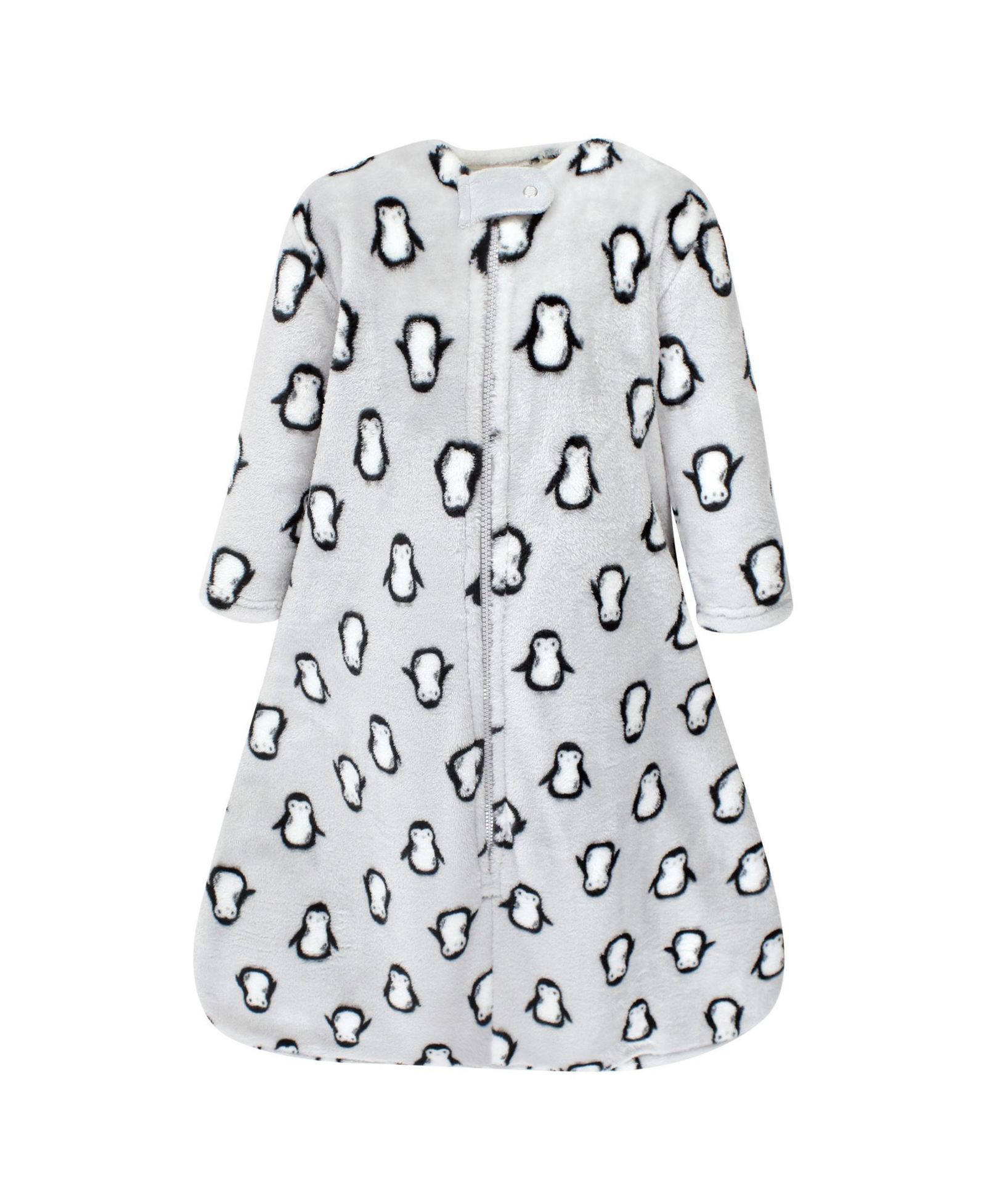 Hudson Baby Flannel Sleep Sack with Plush Full-Arm Coverage