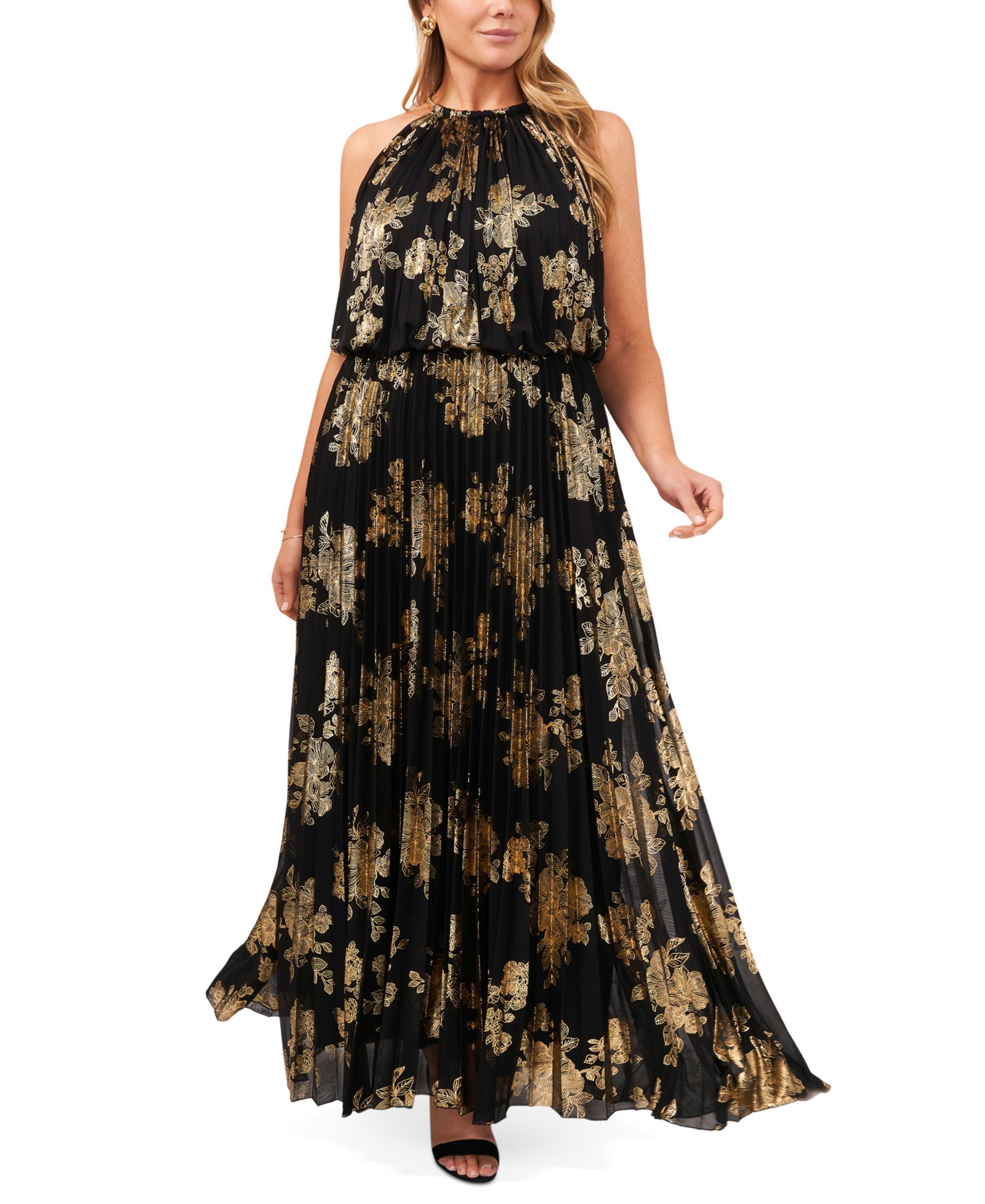 Платье MSK Plus Size Floral-Print