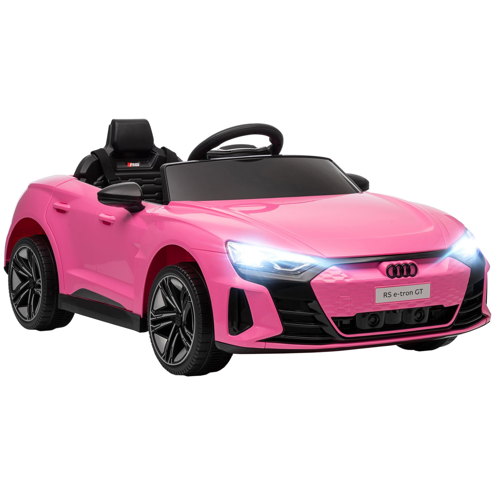 Aosom RS E-Tron GT 12V Electric Remote Control Ride-On Car, 55 lb. Capacity, Ages 3+