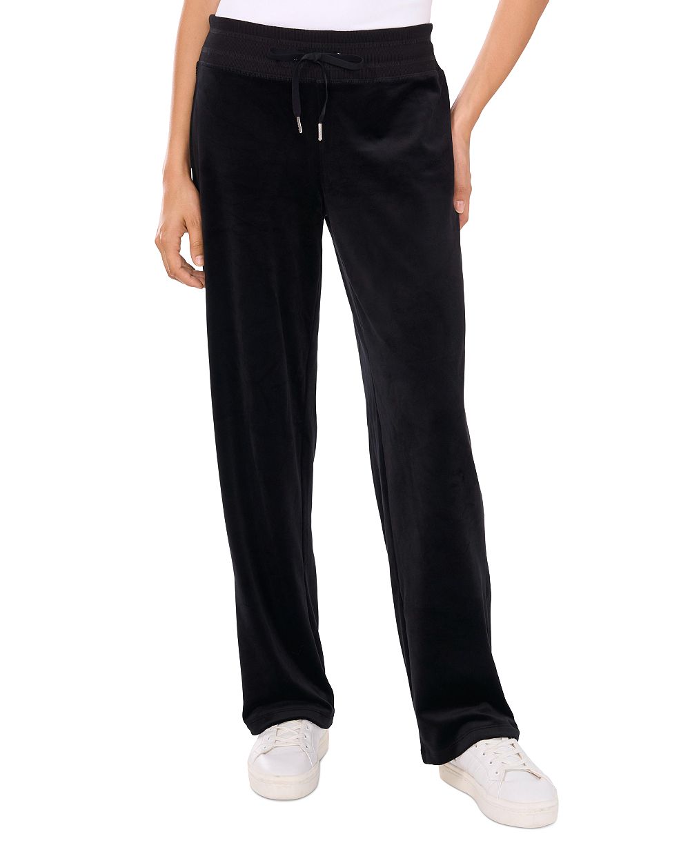 Женские брюки Vince Camuto Velour Drawstring-Waist Straight-Leg