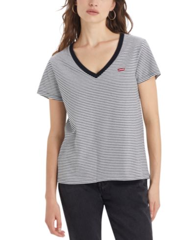 Levi's Женская футболка Perfect Cotton V-Neck с коротким рукавом