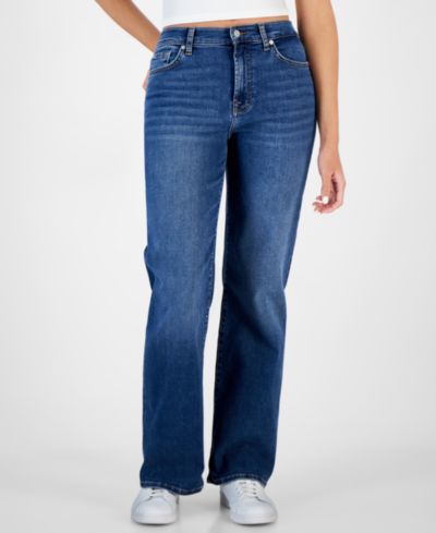7 For All Mankind Women's Alexa High Rise Straight Leg Jeans