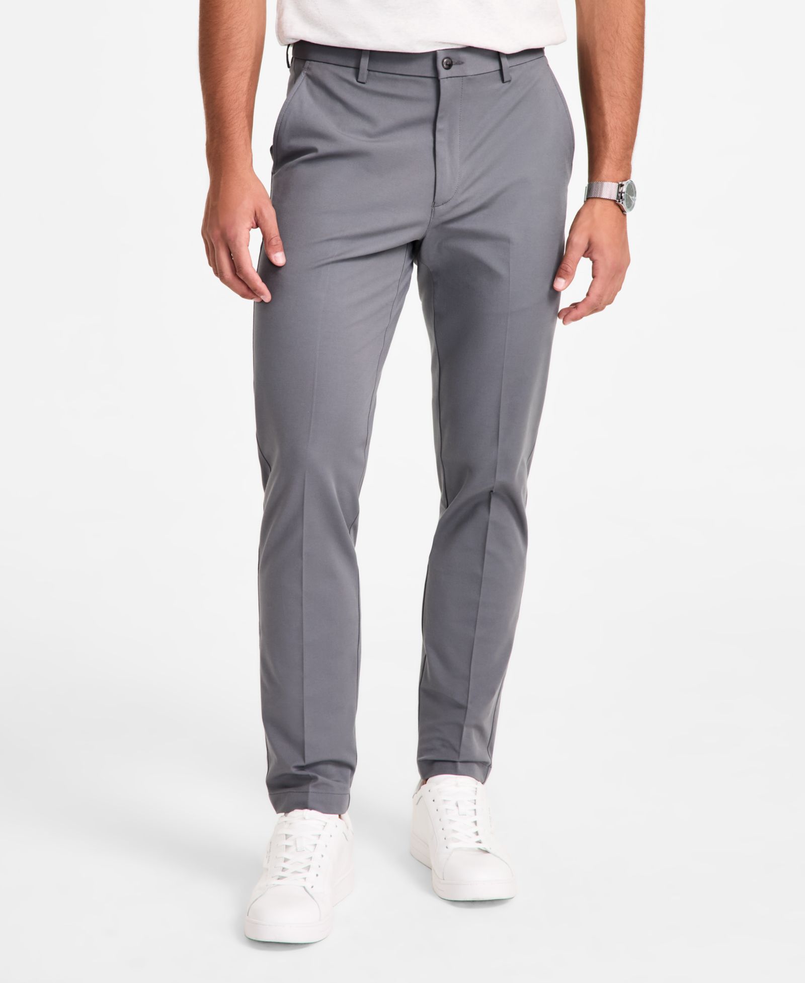 Мужские брюки Michael Kors Men's Classic-Fit Cotton-Blend Dress Pants