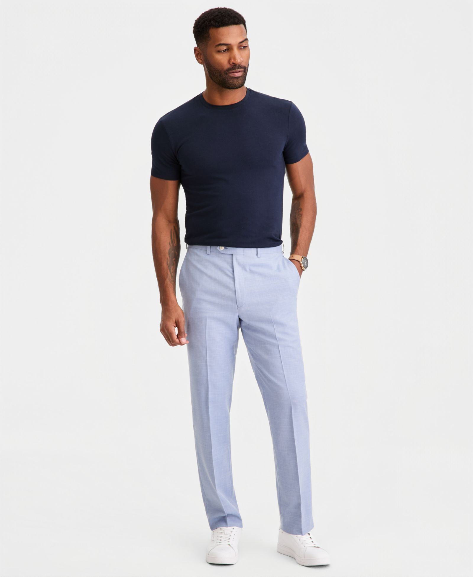 Мужские брюки Michael Kors Classic-Fit Sharkskin