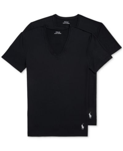 Polo Ralph Lauren Мужской набор из 2-х футболок с V-образным вырезом Perfect Flex