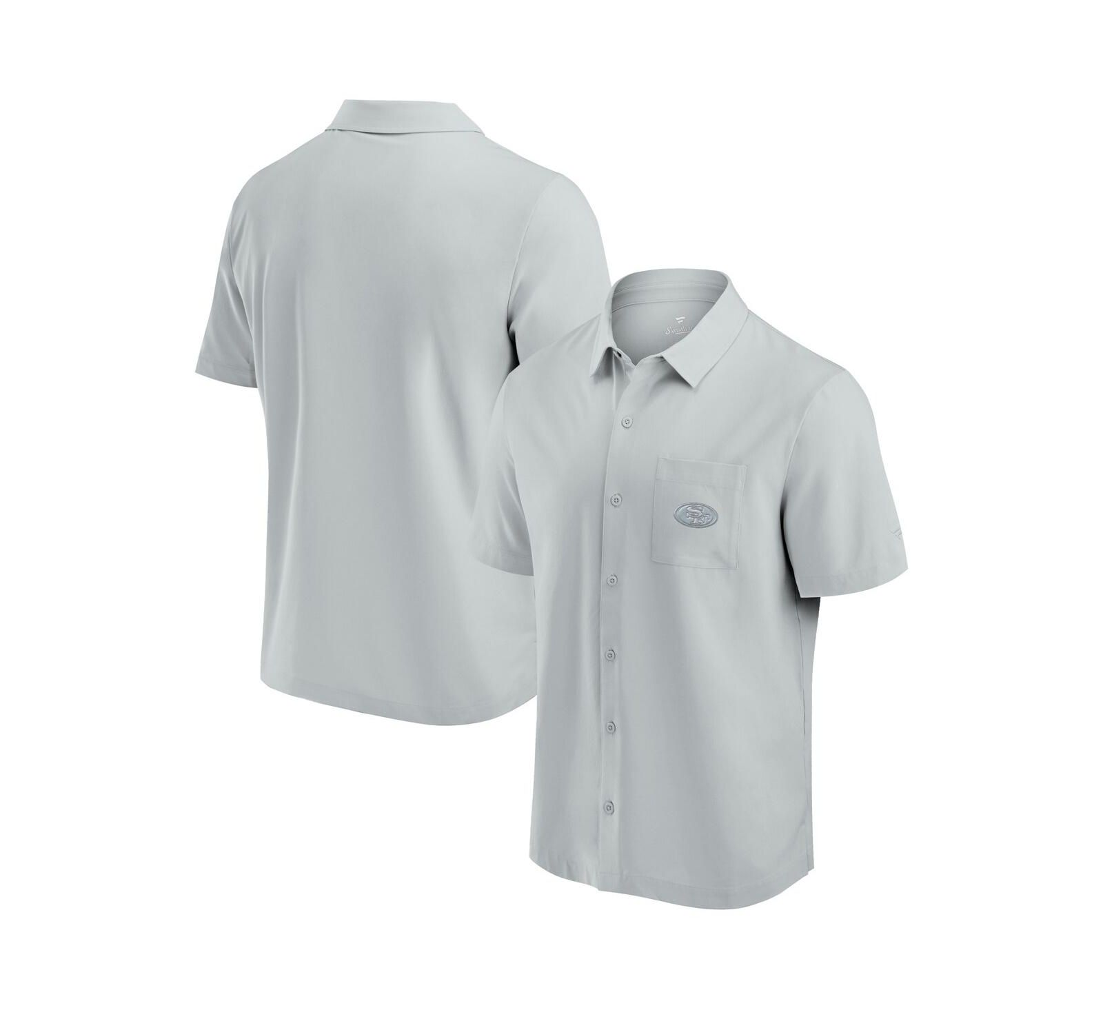 Fanatics Мужская рубашка San Francisco 49ers Gray Button-Up