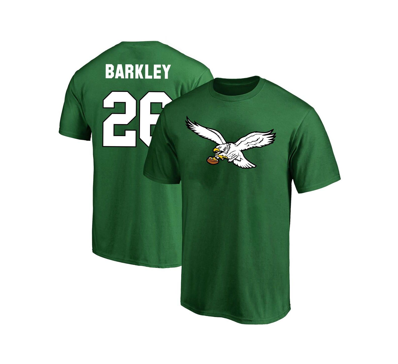 Fanatics Men's Saquon Barkley Kelly Green Philadelphia Eagles Big & Tall Name & Number T-Shirt