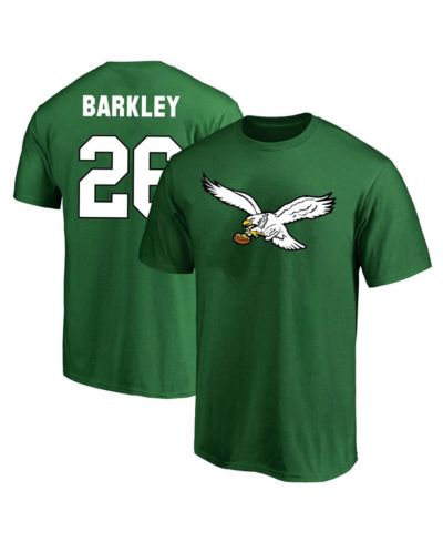 Мужская футболка Fanatics Saquon Barkley Kelly Green Philadelphia Eagles Big & Tall Name & Number