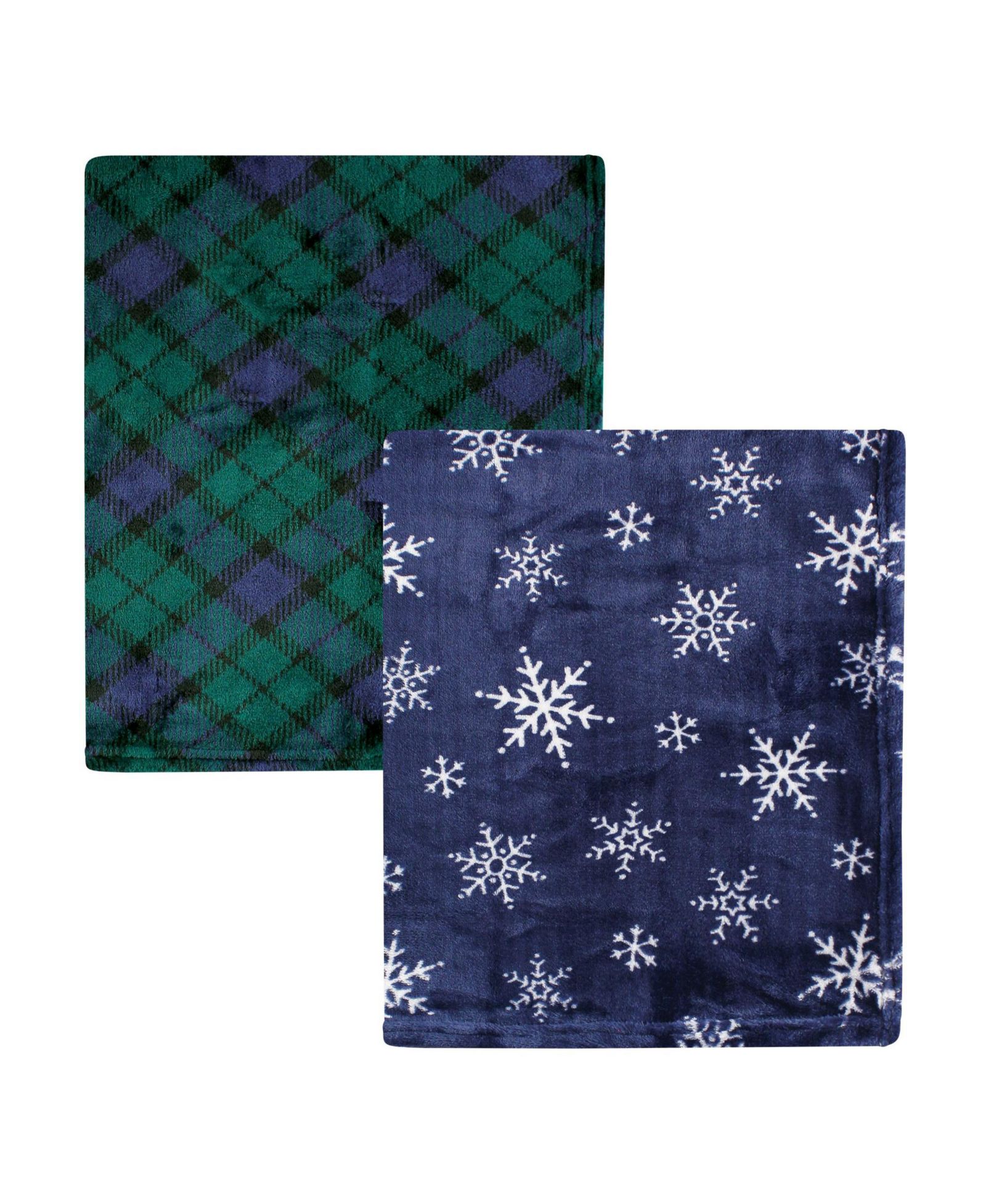 Hudson Baby Unisex 2Pk Flannel Fleece Blanket