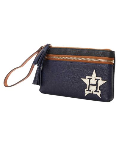 Женский клатч Dooney & Bourke Houston Astros Infield Double-Zip Wristlet