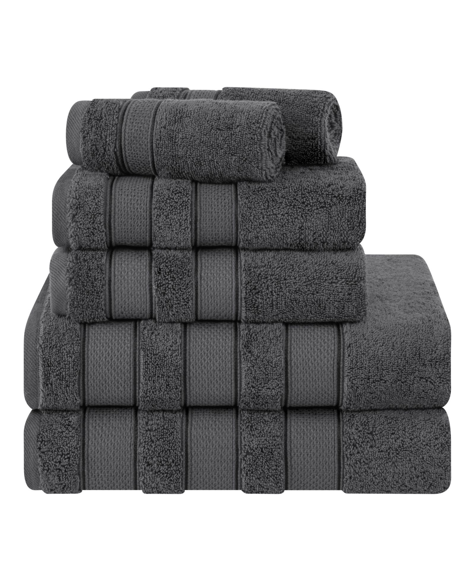 American Soft Linen Набор банных полотенец Salem Premium, 100% турецкий хлопок, 6 предметов
