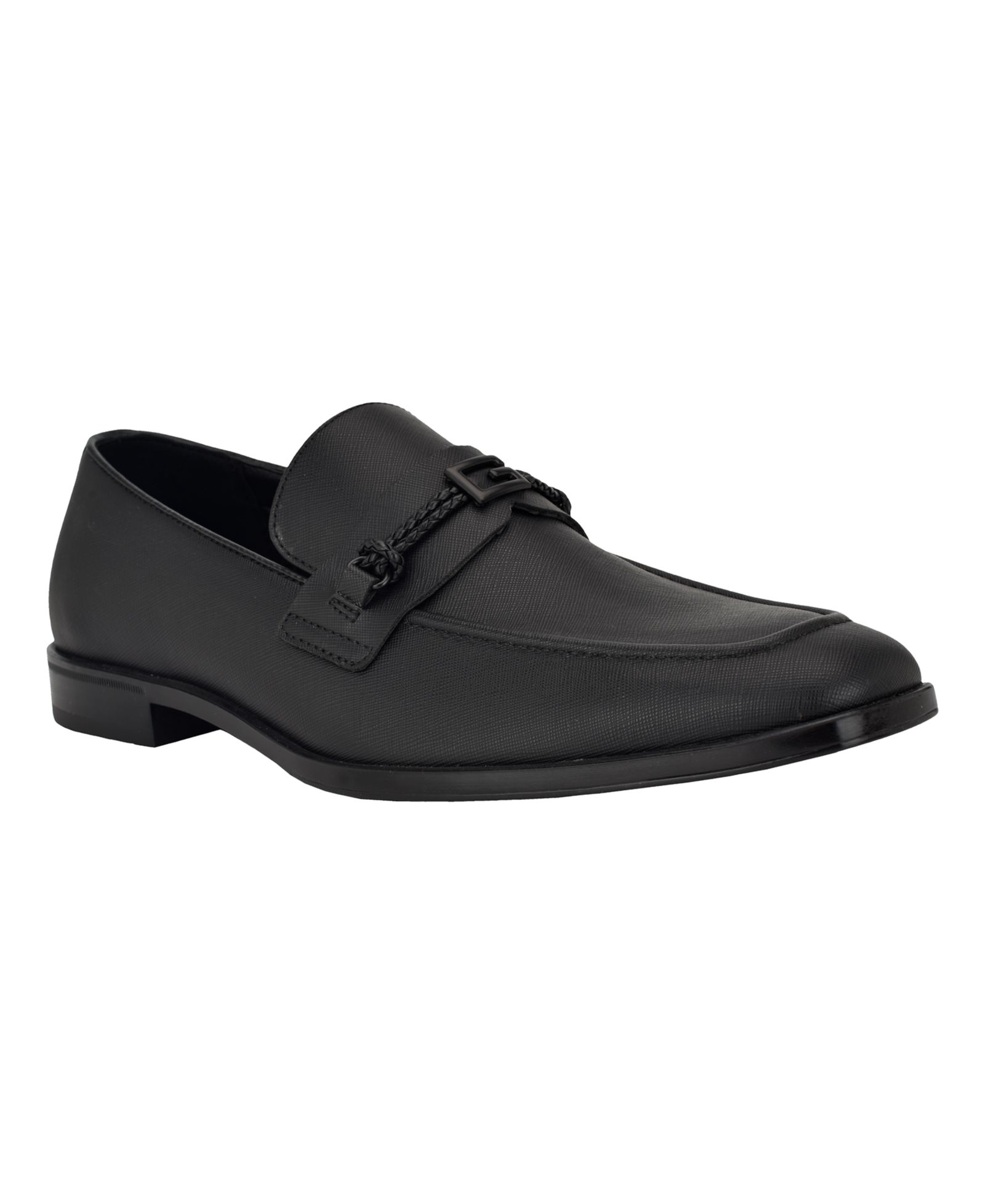 GUESS Men's Hare Square Toe Slip On Dress Loafers