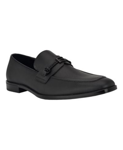 GUESS Men's Hare Square Toe Slip On Dress Loafers