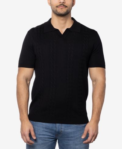 SPRING + MERCER Мужской трикотажный поло с воротником Джонни, короткий рукав
