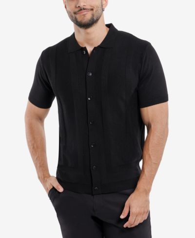 Мужской поло-свитер SPRING + MERCER Classic Ribbed Texture