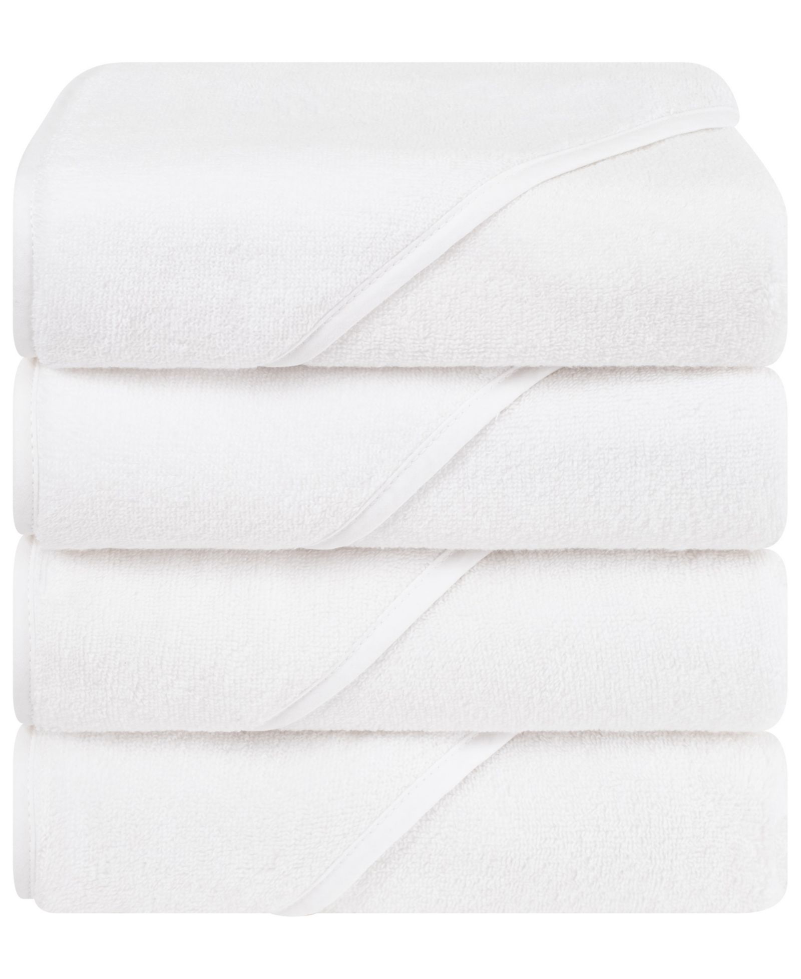 American Soft Linen комплект полотенец для ванной с капюшоном для детей, 4 штуки