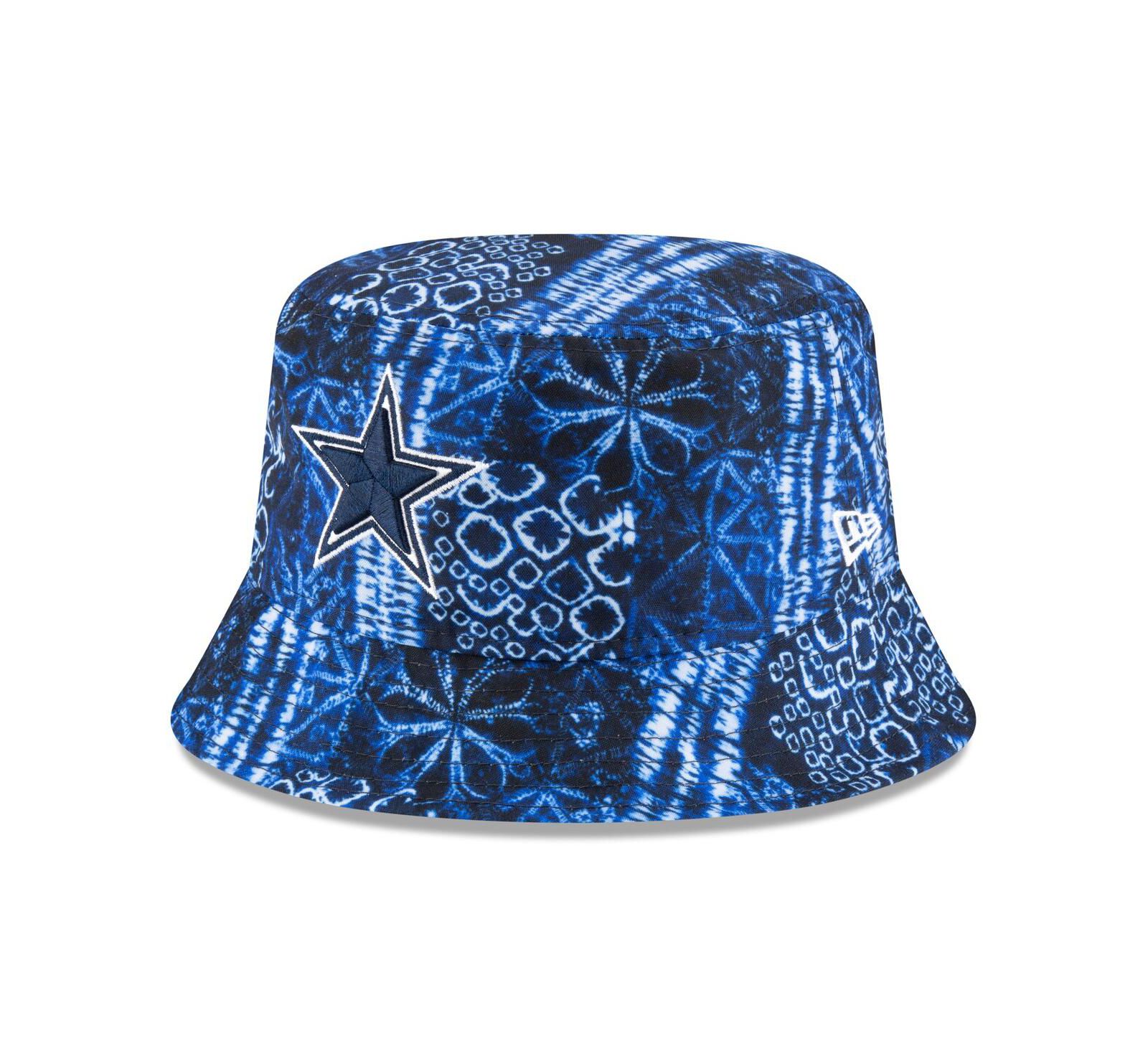 New Era Мужская панама Dallas Cowboys Shibori, темно-синяя