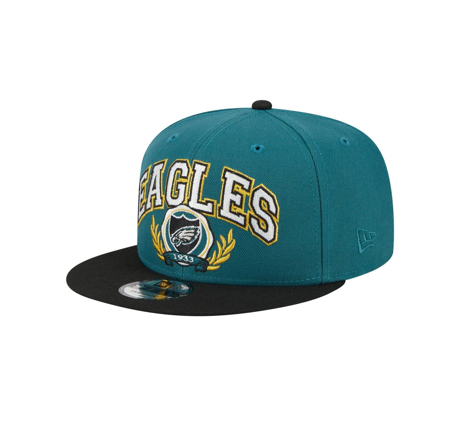 New Era Men's Midnight Green/Black Philadelphia Eagles Team Establish 9FIFTY Snapback Hat